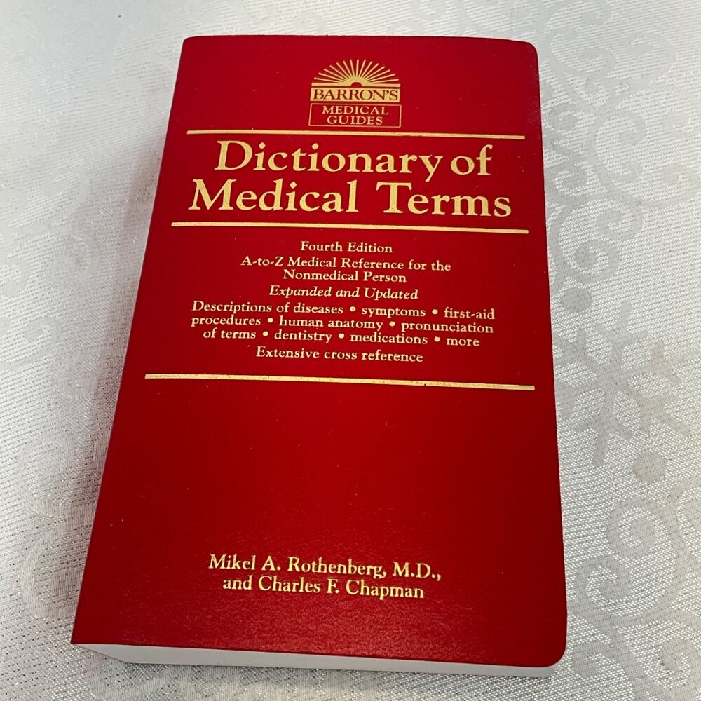 Barrons Dictionary Of Medical Terms Fourth Edition